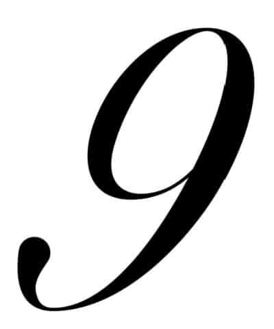 total 9 fancy numbers list|Pechant for the Number 9 .